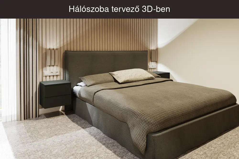 Hálószoba tervező 3D-ben