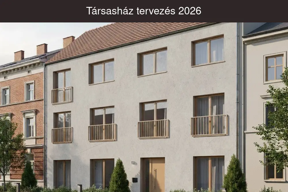 Társasház tervezés 2026 – fenntarthatóság, költséghatékonyság és értéknövelés